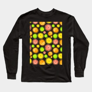 Refreshing Juicy Citrus Mix Long Sleeve T-Shirt